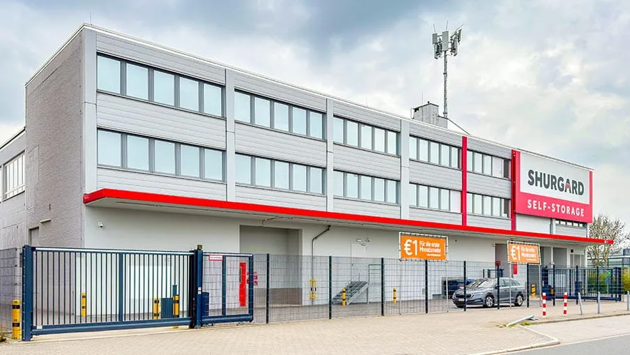 Self-Storage bei Shurgard Düsseldorf Rath