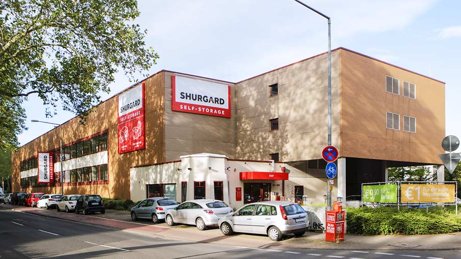 Self-Storage bei Shurgard Köln Clevischer Ring