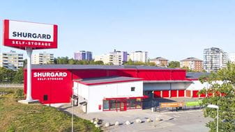 Magasinering hos Shurgard Farsta–Trångsund