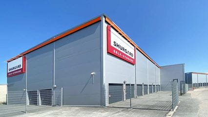 Magasinering hos Shurgard Uppsala Danmarksgatan