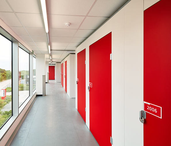 Upstairs units at Shurgard